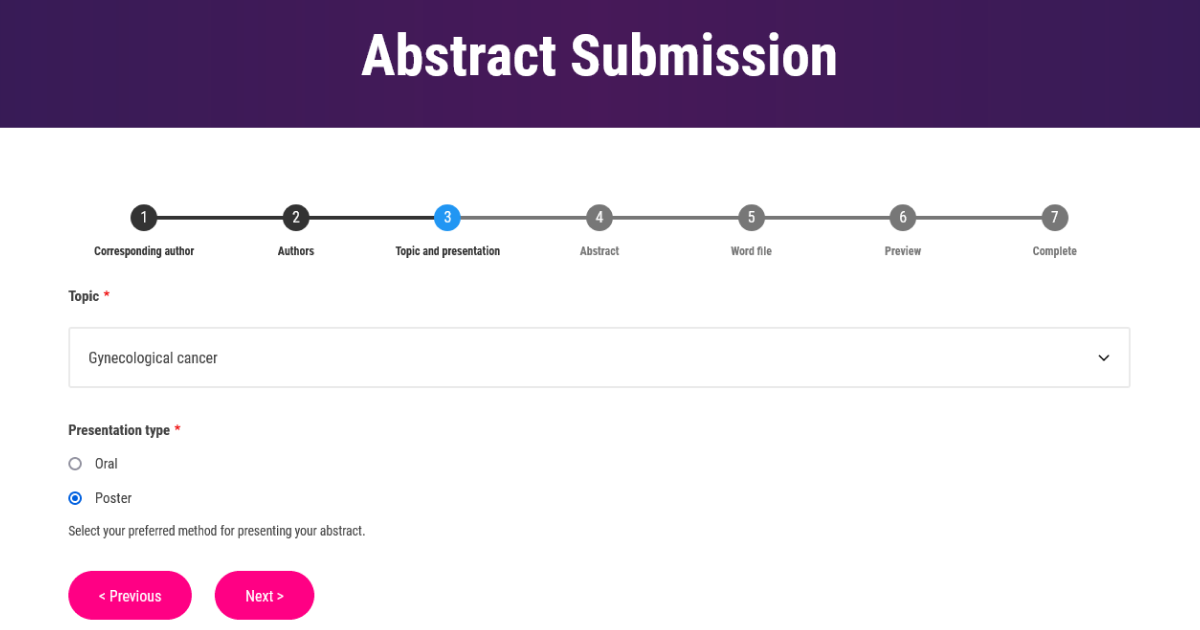 Abstract Submission